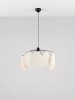 Nowoczesna Lampa Wisząca Lniana Biała 50 cm Luces Exclusivas 